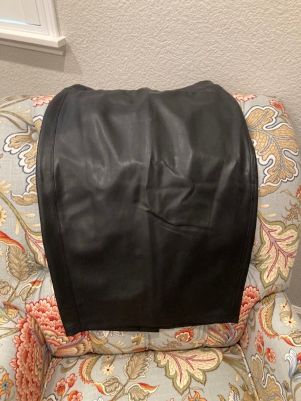 Rachel Zoe Black Faux Leather Skirt - never worn with tags